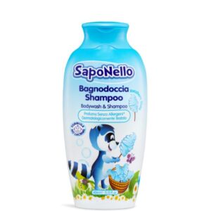 Saponello Delicate Bodywash & Shampoo - Cotton Candy 400 ML