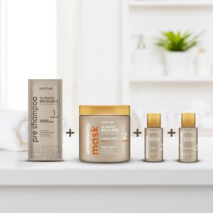 مجموعة تمليس الشعر البرازيلية كاتيفا - 12 أسبوعًا من النتائج الاحترافية في المنزل